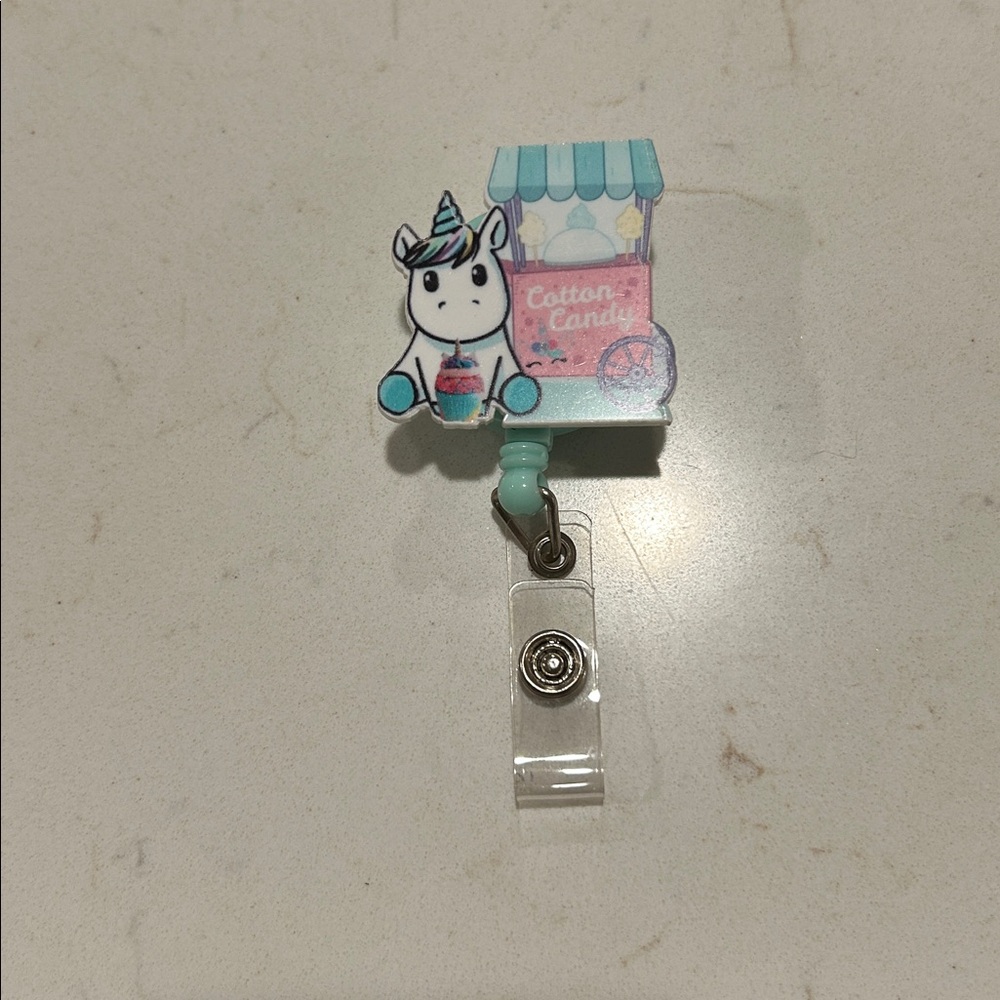 Cute Unicorn Badge Reel